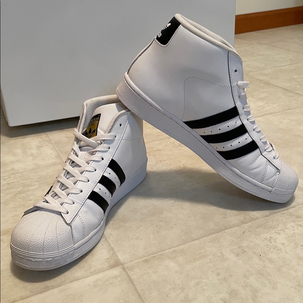 Adidas Pro Model high top shoes mens size 10 - Picture 15 of 16